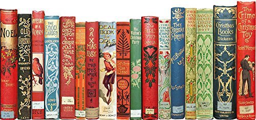 Book Spines Christmas Cards