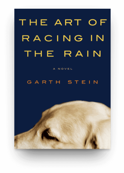 The Art of Racing in the Rain by Garth Stein, a great book about a dog