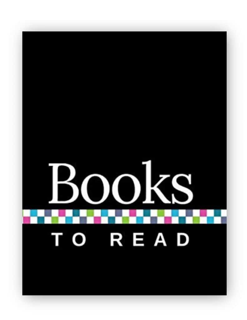 Books to Read Journal - Black