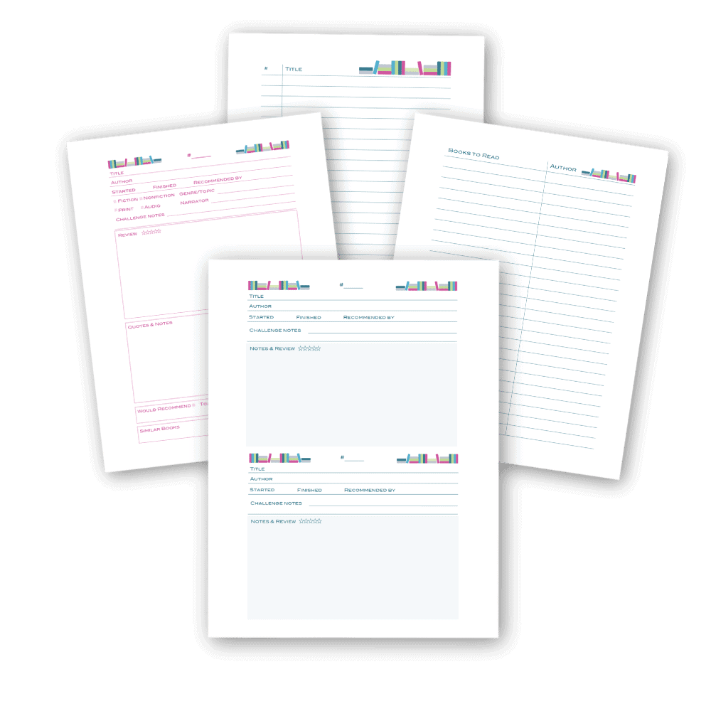 Preview of book review, index, and TBR pages