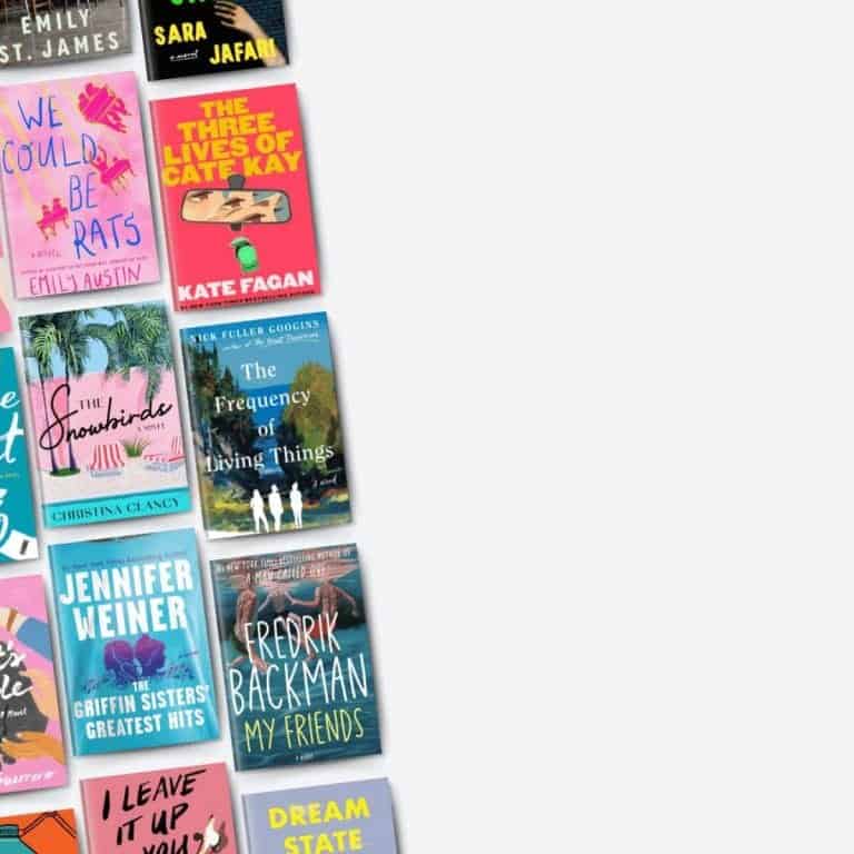 Book covers of new contemporary fiction books being published in 2025